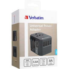 Verbatim 5 Ports Travel Adapter