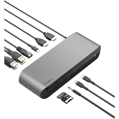 分配器・切替器 Belkin Connect Pro Thunderbolt 4 Dock Belkin Connect Pro Thunderbolt 4 Docking Station