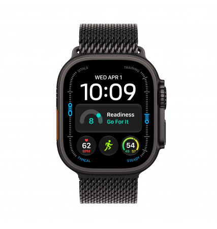 Apple Watch Ultra 4 - Titanium Milanese Loop