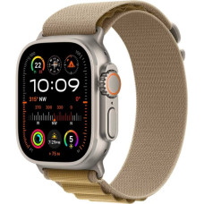 Apple Watch Ultra 2 GPS + Cellular 49mm Natural Titanium Case with Tan Alpine Loop 