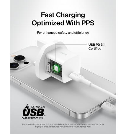 Belkin BoostCharge USB-C Wall Charger 25W