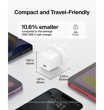 Belkin BoostCharge USB-C Wall Charger 25W