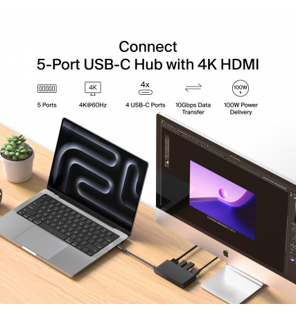 Belkin USB-C 5-IN-1 Display Hub