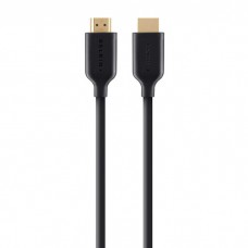 Belkin Gold-Plated High-Speed HDMI Cable with Ethernet - 2M 