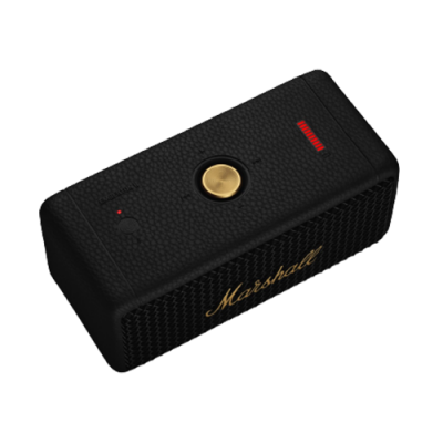 Marshall Emberton II Wireless Bluetooth Portable Speaker (Black & Brass) &  Willen Portable Bluetooth Speaker - Black & Brass