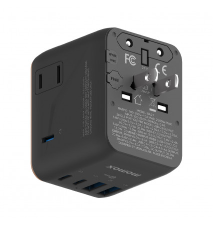 Momax 1-World² PD35W 5 ports + AC Travel Adapter 