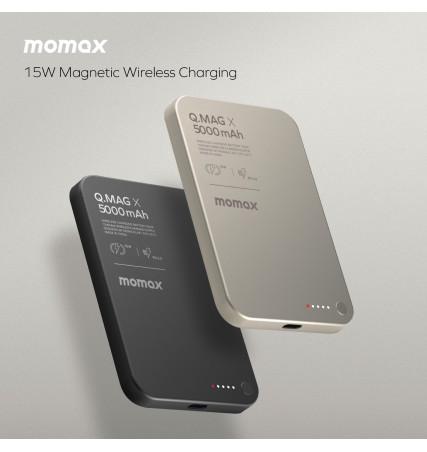 Momax Q.Mag X 5000mAH Wireless Battery Pack