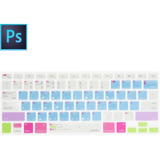 JCPal Verskin Photoshop Shortcuts Keyboard Cover For NMBP 13T & NMBP15T ( US Layout)