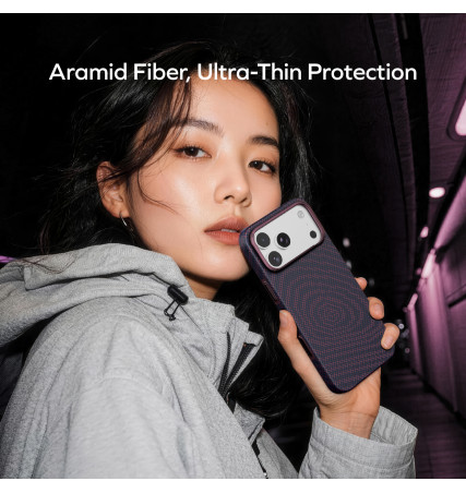 Sōma Carbon – City Wave Aramid Magnetic Case iPhone 18 Series