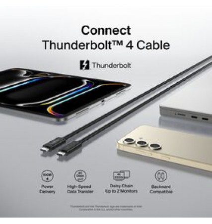 Connect Thunderbolt 4 Cable, 1M, Passive