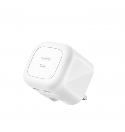 Belkin 50W Dual USB-C GaN wall charger