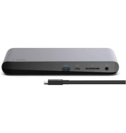 MacBookアクセサリー Belkin Thunderbolt 3 Dock F4U097 Belkin CONNECT Thunderbolt 3 Dock Pro 12 in 1 ドッキングステーション