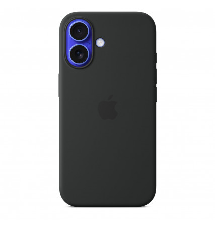 iPhone 16 Silicone Case with MagSafe – Black