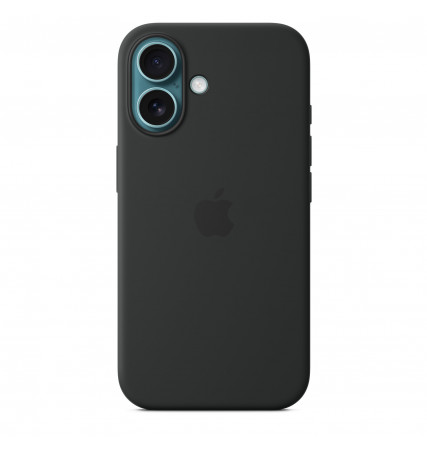 iPhone 16 Silicone Case with MagSafe – Black