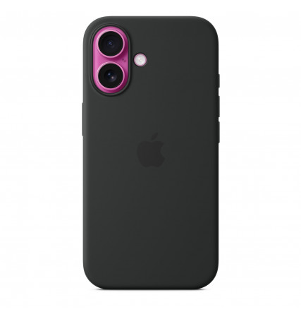 iPhone 16 Silicone Case with MagSafe – Black