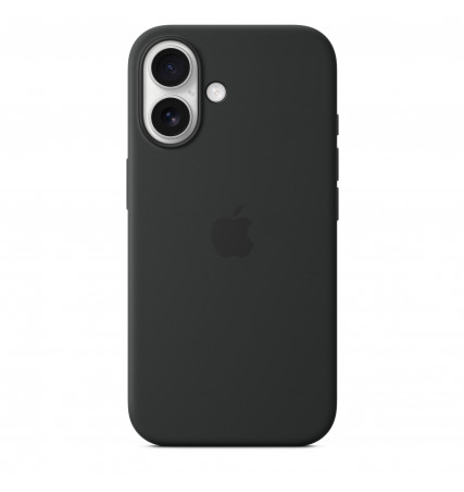 iPhone 16 Silicone Case with MagSafe – Black