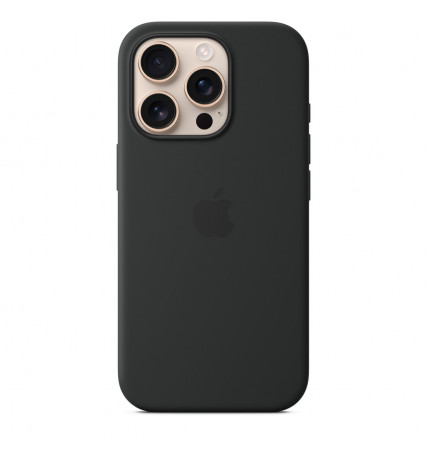 iPhone 16 Pro Silicone Case with MagSafe – Black